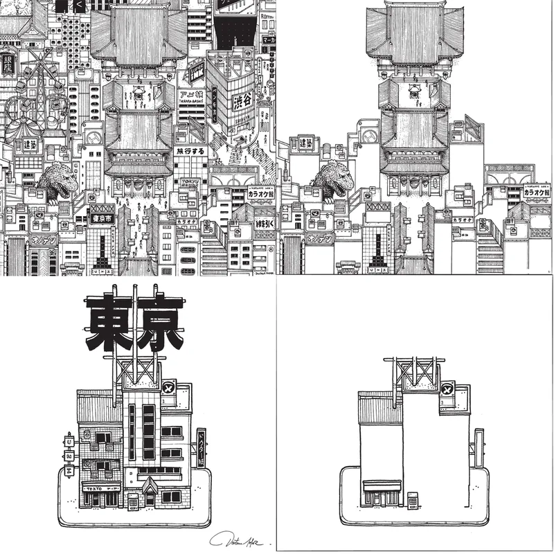 Fineliner PIN , TOKYO, , 6er Kreativset by uni-ball – product photo