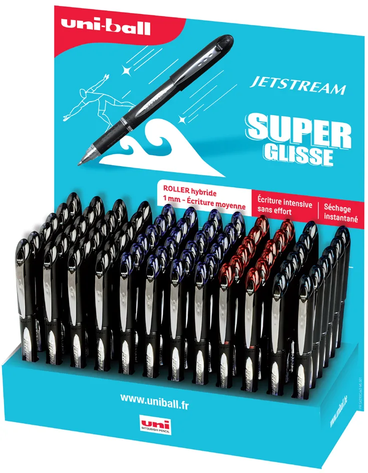Gel-Tintenroller JETSTREAM SX210, 72er Display von uni-ball – Produktfoto