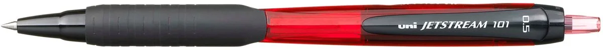 Jetstream SXN-101-05 balpen, 0,5mm, - Sneldrogend fra uni-ball i Rød – produktbillede