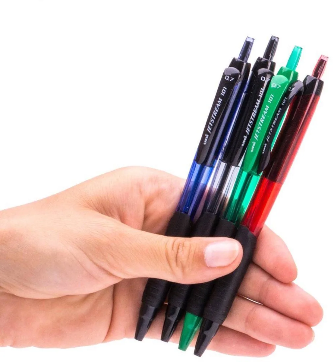 Jetstream SXN-101 balpen - sneldrogende inkt, 0.7mm by uni-ball in Black – product photo