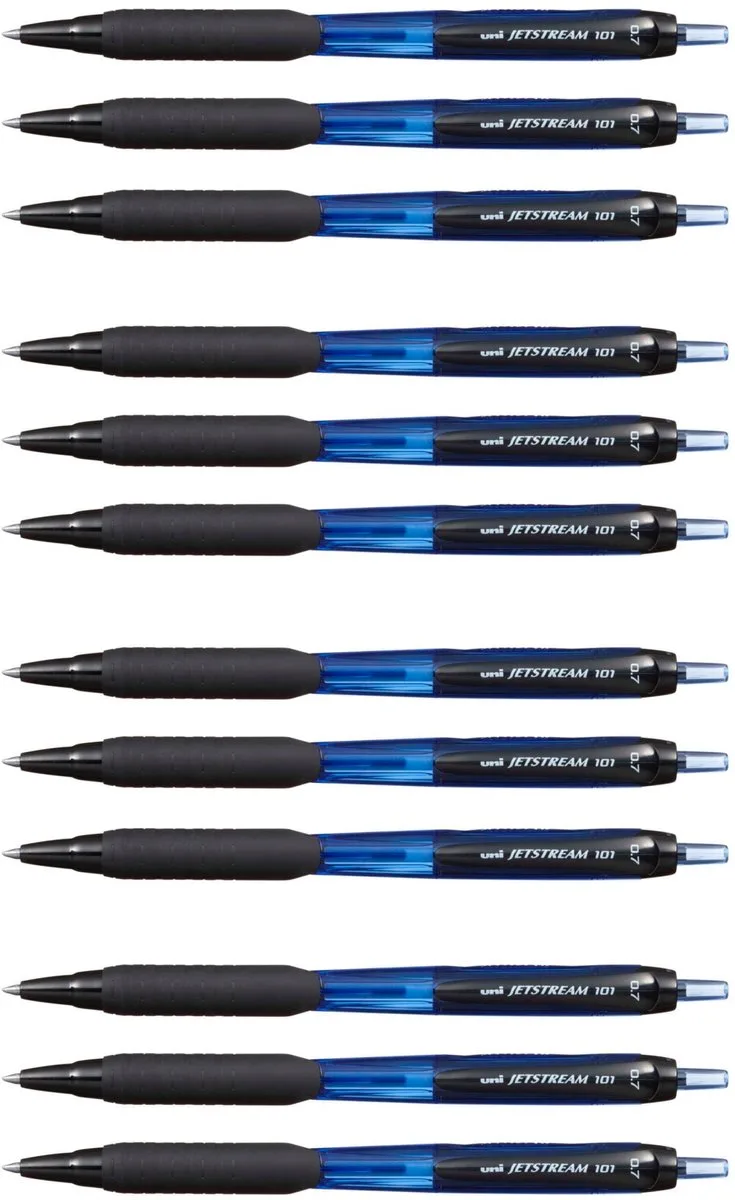 JETSTREAM SXN-101 Blauwe Balpen - Pak van 12 stuks von uni-ball in Orange – Produktfoto