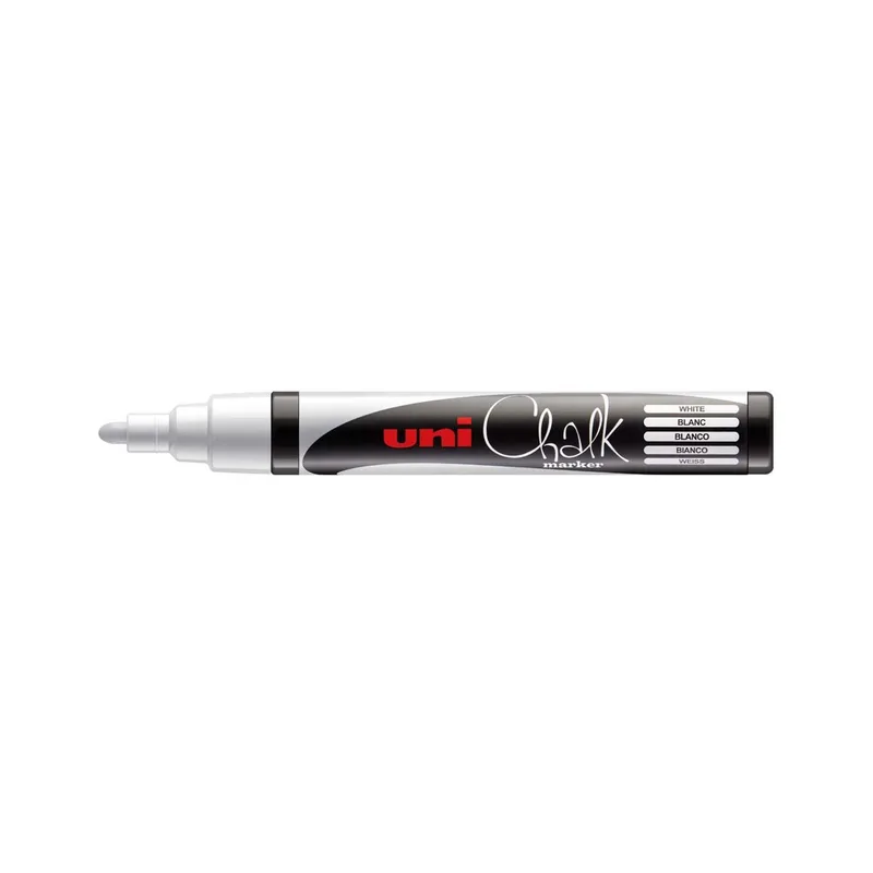 Krijtstift Uni-ball chalk rond 1.8-2.5mm wit fra uni-ball – produktbillede