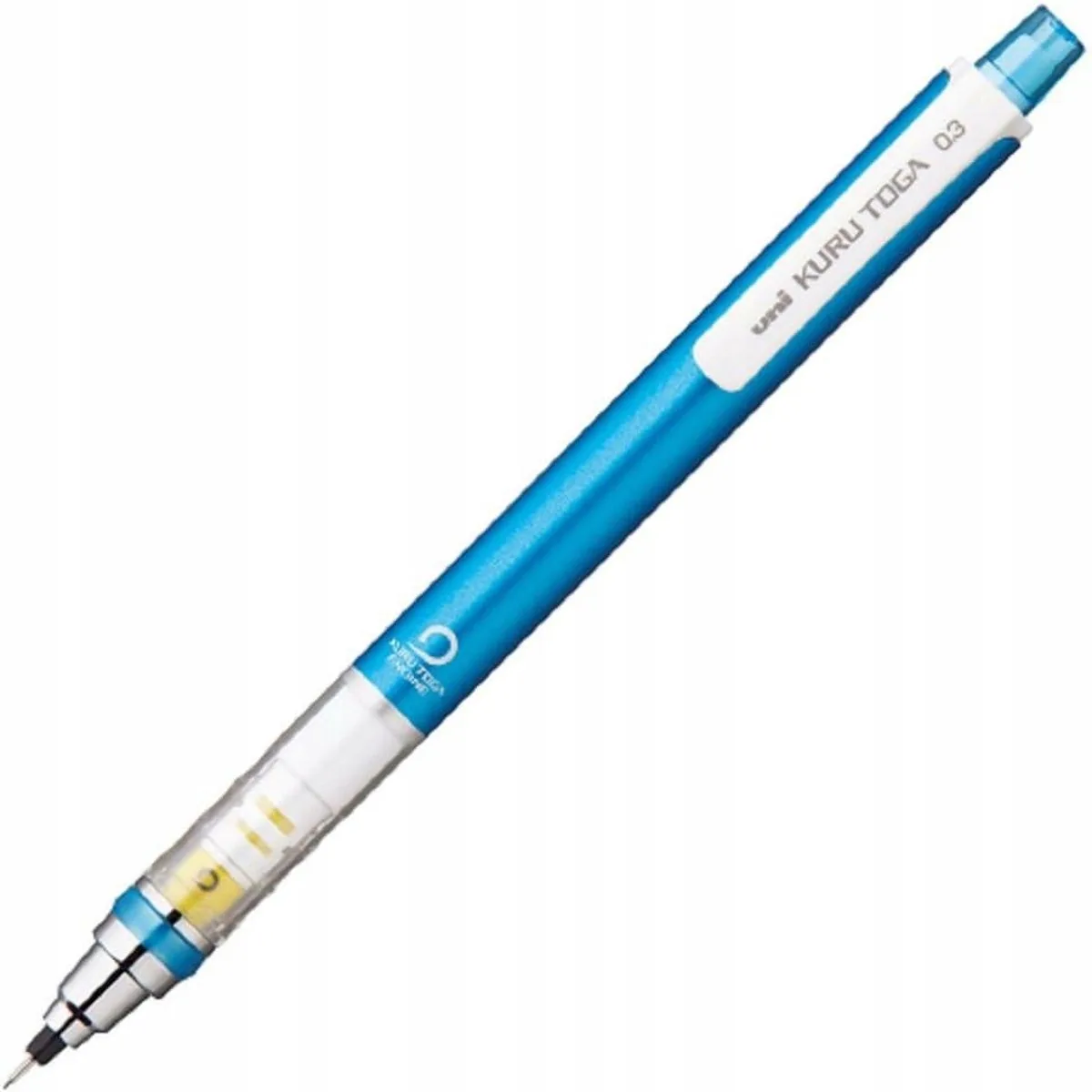 Kuru Toga Potlood 0.3mm HB - Altijd Scherpe Lood de uni-ball en Bleu – photo produit