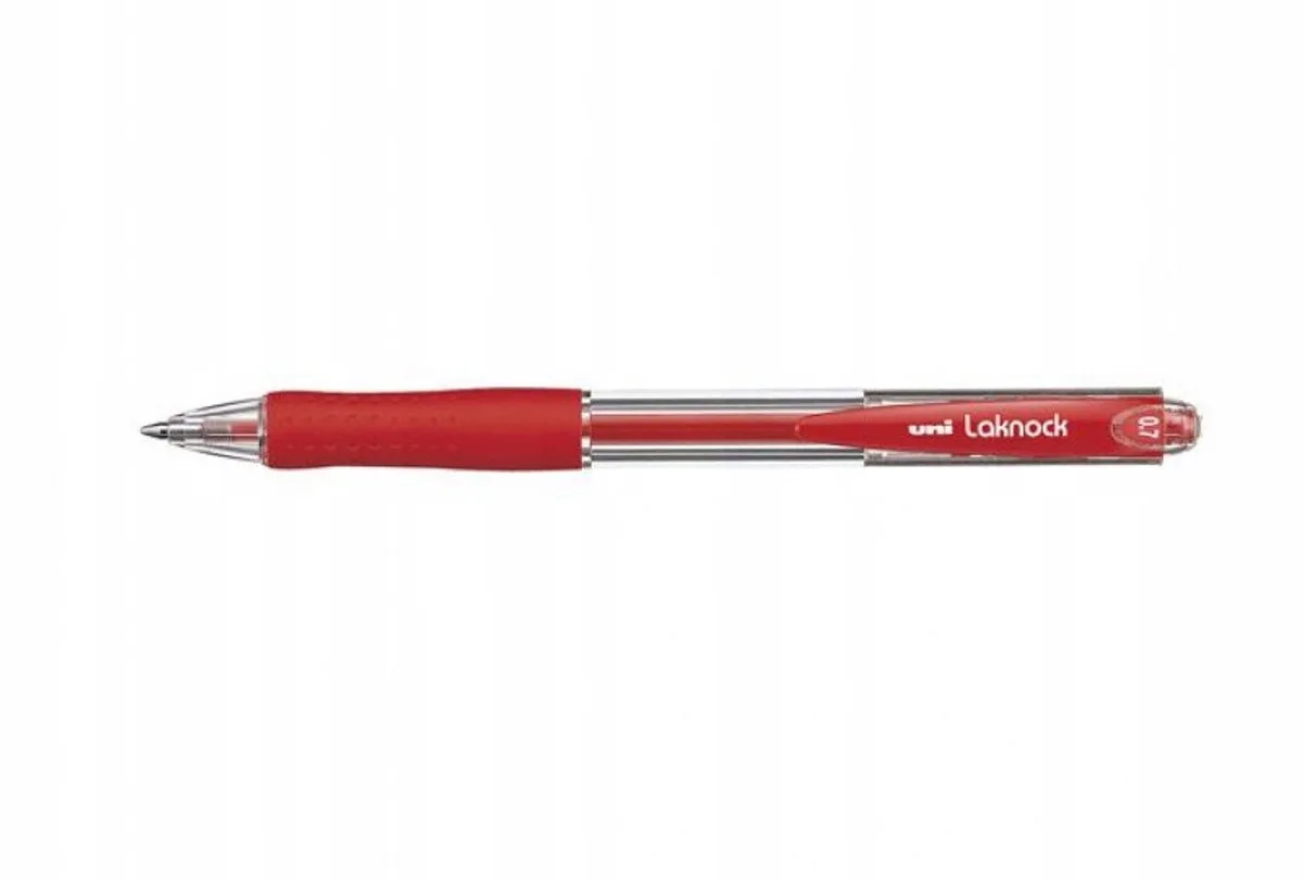 Laknock SN-100 Rode Balpen - Kantoor & Zakelijk Gebruik de uni-ball en Rouge – photo produit