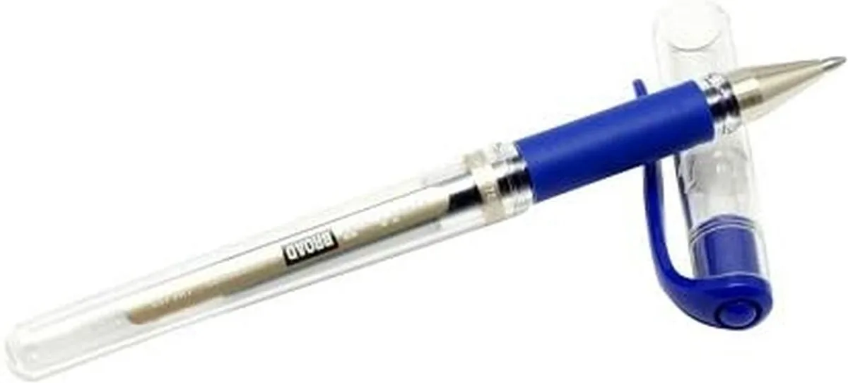 Liquid ink ballpoint pen Uni-Ball Signo Broad UM-153 W 12 Stuks från uni-ball i Blå – produktbild