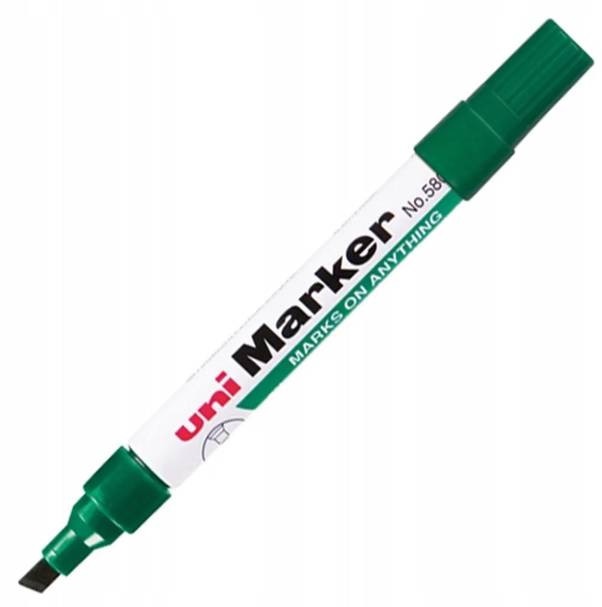 NO-580 Permanente Marker, 1-5mm Snijpunt de uni-ball en Vert – photo produit