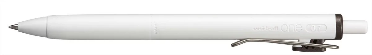 One Pen 0,7 mm Bruin van uni-ball in Zwart – productfoto