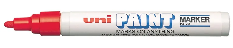 Paint Marker PX-20 rood van uni-ball – productfoto