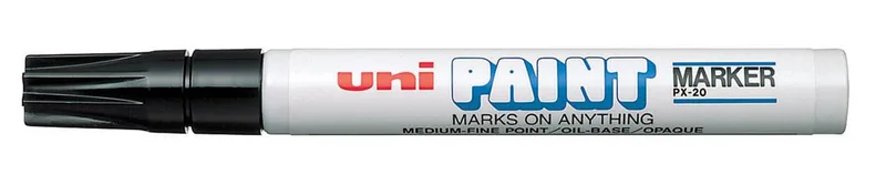 Paint Marker PX-20 zwart by uni-ball – product photo