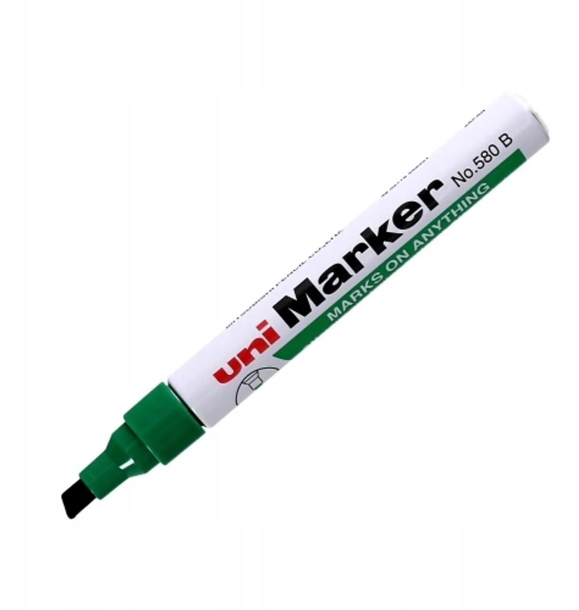 Permanent Marker 580 - Schrijft op Elke Ondergrond van uni-ball in Groen – productfoto