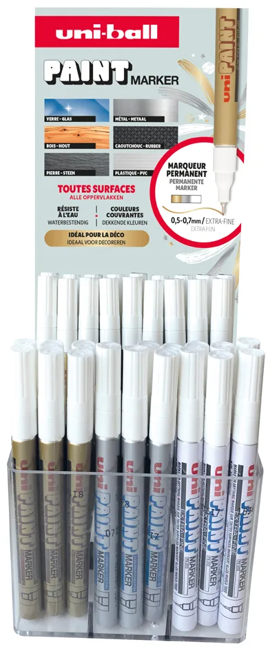 Permanent-Marker PAINT PX203, 36er Display von uni-ball – Produktfoto
