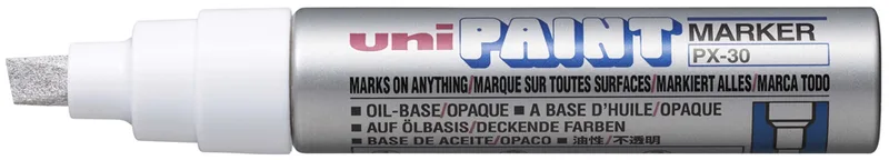 Permanent-Marker PAINT PX30, weiß von uni-ball – Produktfoto