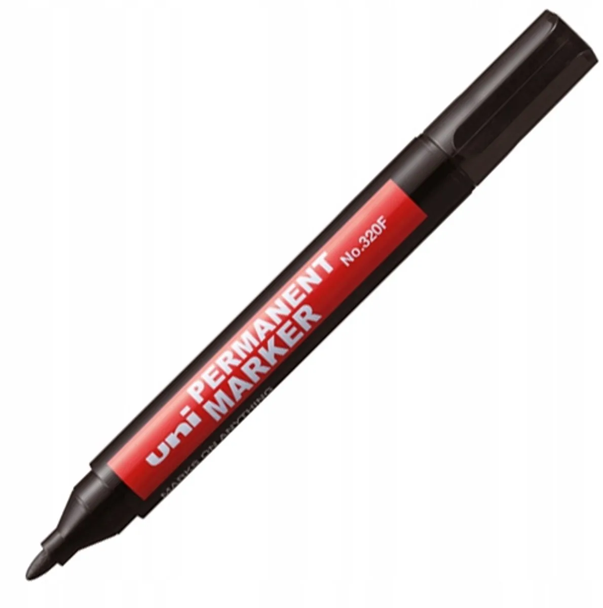 Permanente markeerstift Uni-Ball Nº 320F 12 Onderdelen van uni-ball in Zwart – productfoto