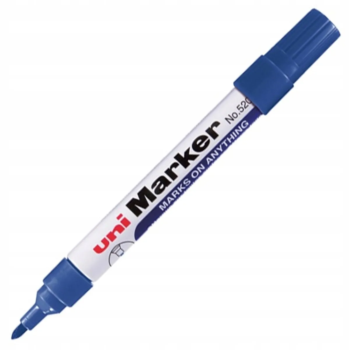 permanente marker NO-520F, ronde punt, 1.0-3.0 mm de uni-ball en Bleu – photo produit