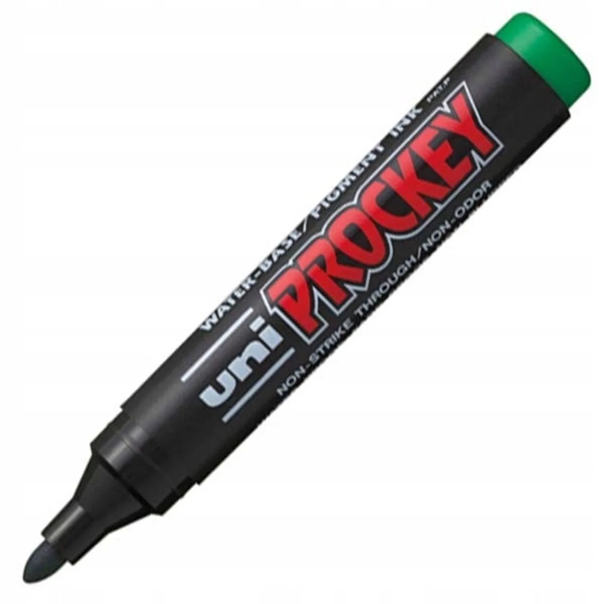PM-122 Permanent Marker - Sneldrogend & Veelzijdig van uni-ball in Groen – productfoto