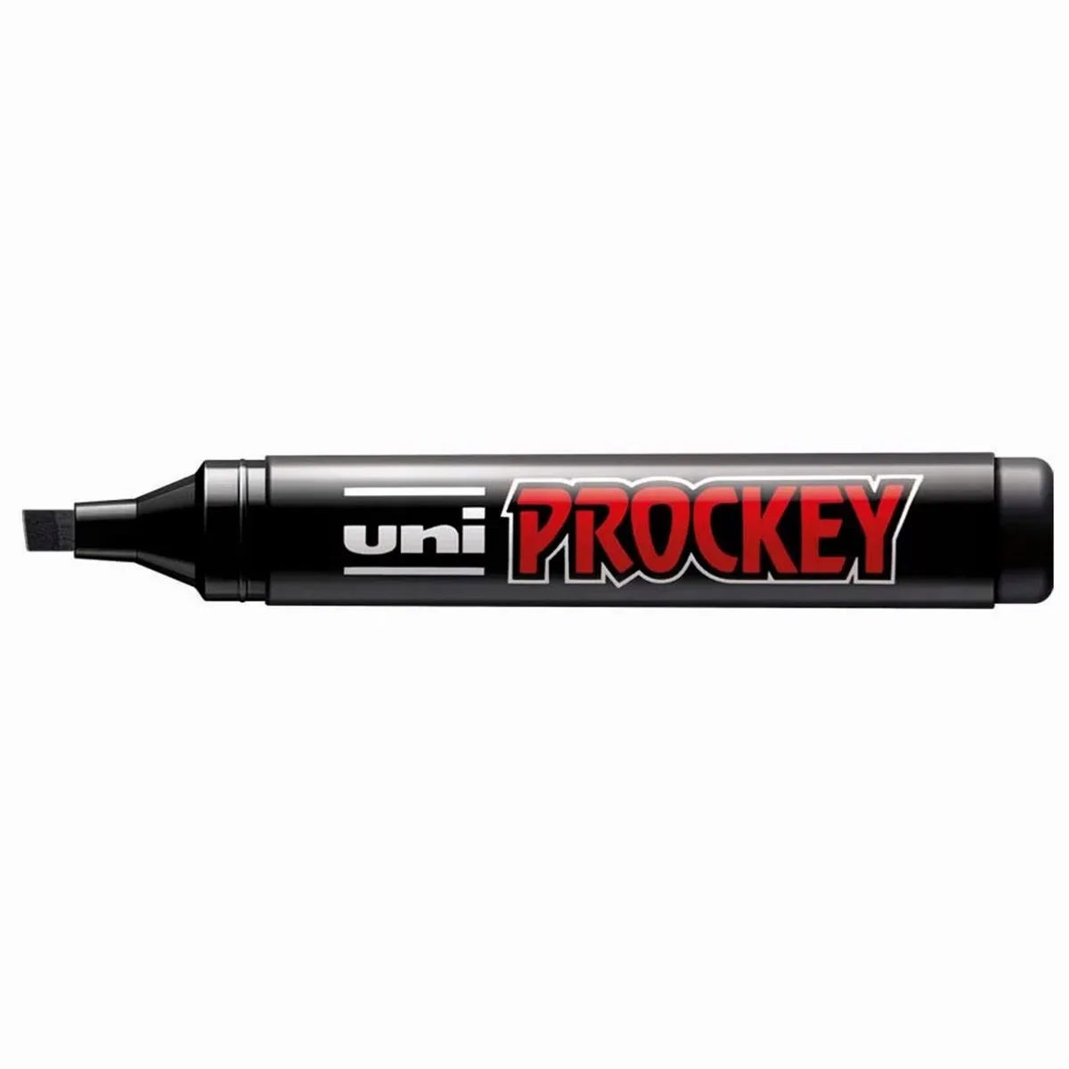 PM-126 Permanente Marker, Zwarte Inkt, Afgeschuinde Punt 5,7mm de uni-ball en Noir – photo produit
