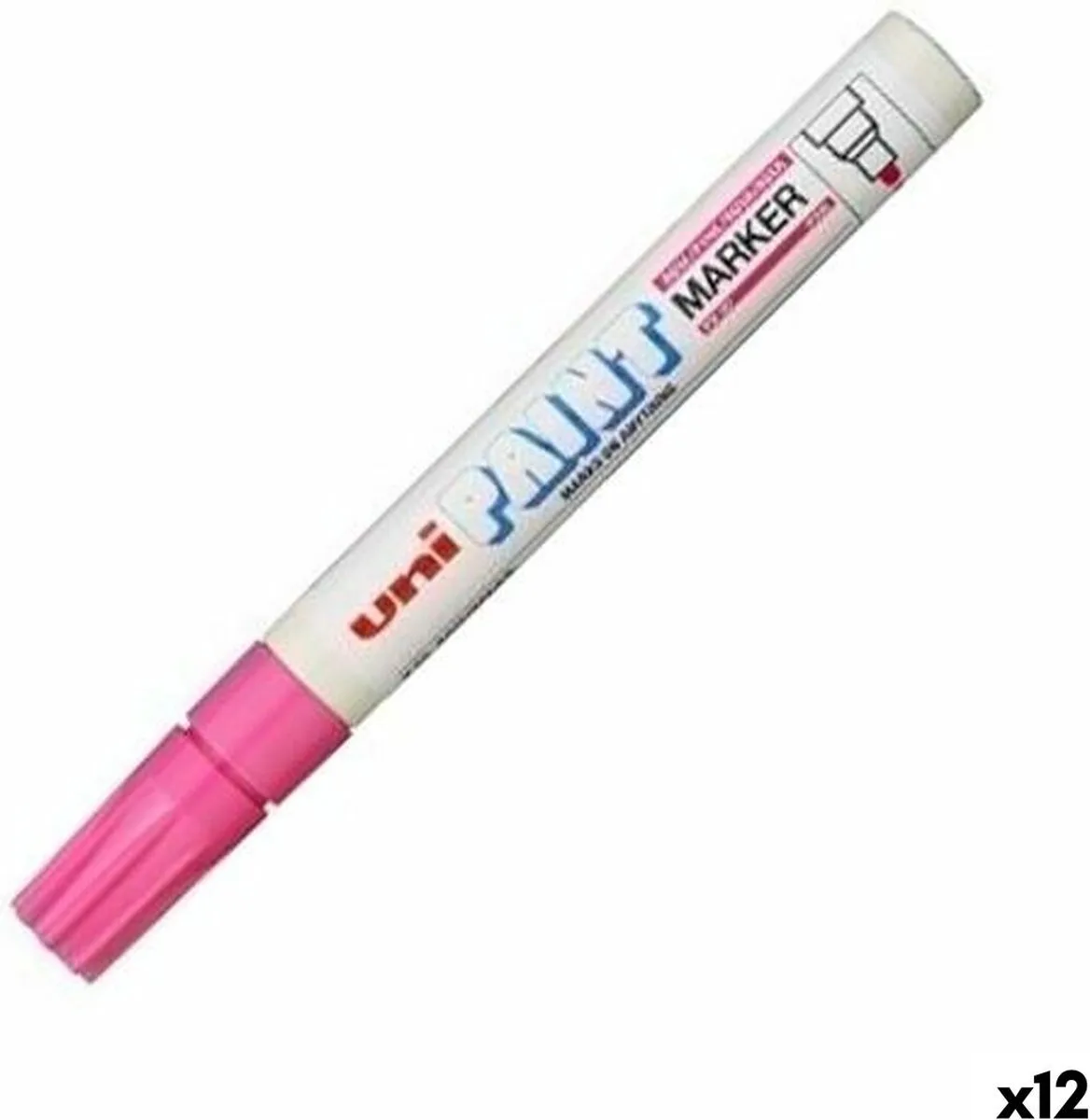 PX-20 Oliebasis Marker - Rond Punt by uni-ball in Pink – product photo