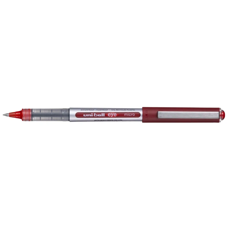 Rollerpen uni-ball eye eco 150e f rood | 12 stuks by uni-ball – product photo