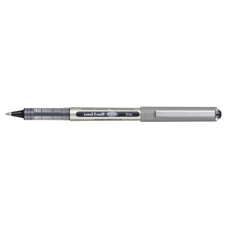 Rollerpen uni-ball eye eco 157e f zwart | 12 stuks by uni-ball – product photo