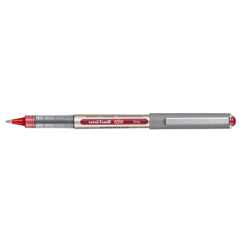 Rollerpen uni-ball eye eco 157e m rood | 12 stuks by uni-ball – product photo