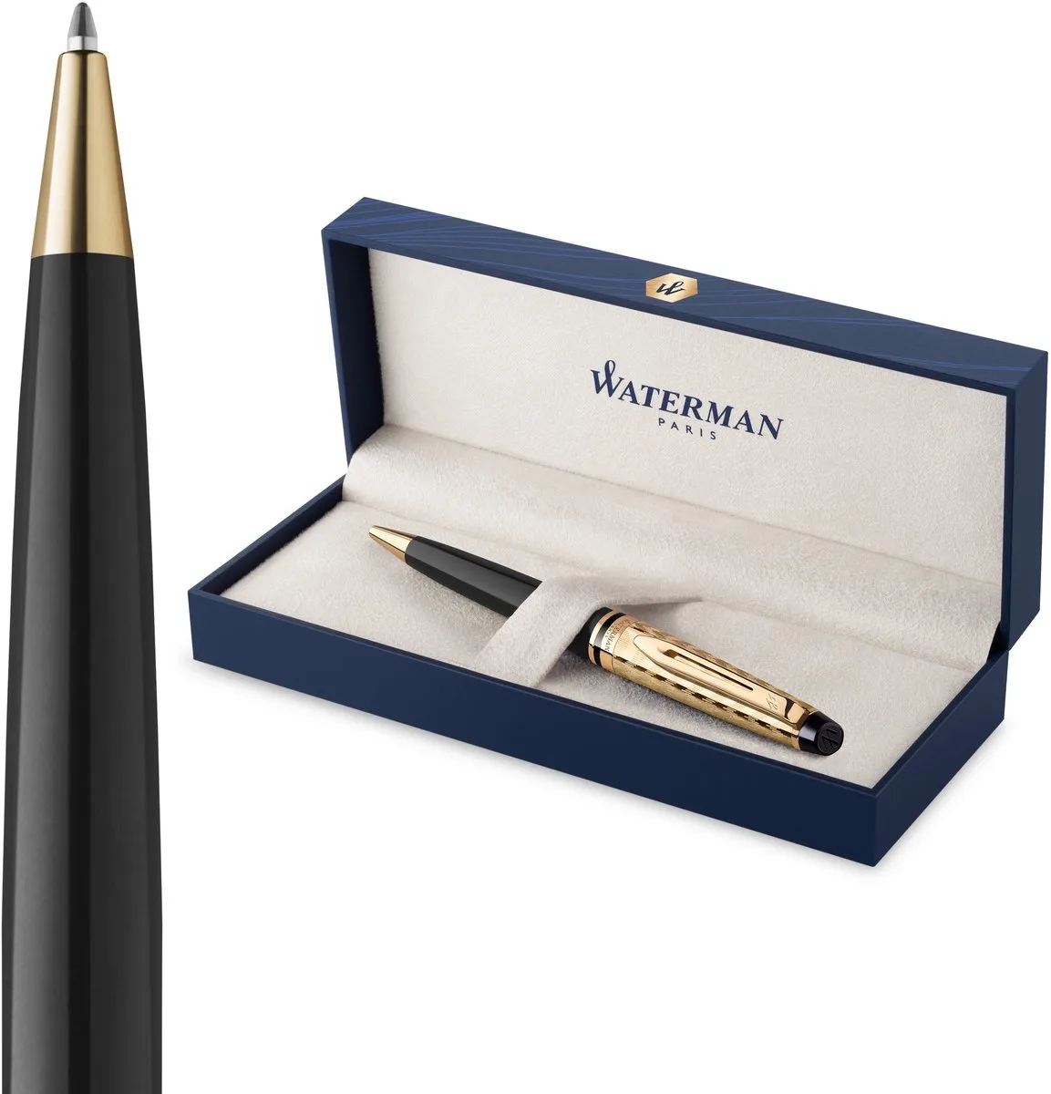 Expert-balpen | De Opera-collectie | Zwart & goud | Geschenkverpakking fra Waterman i Zwart & goud – produktbillede