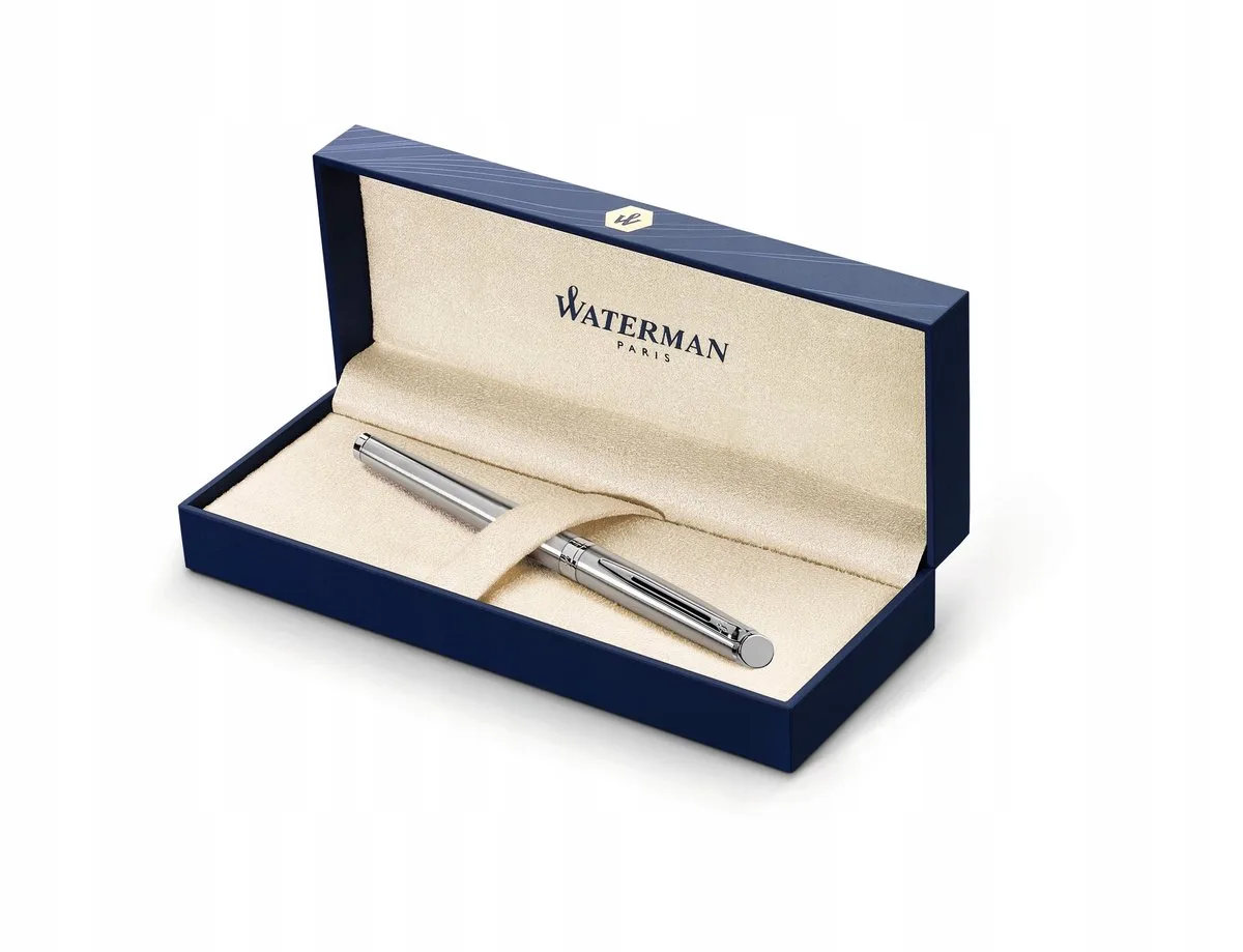 Hemisphere Stalen Balpen - Elegant Schrijven van Waterman in Zilver – productfoto