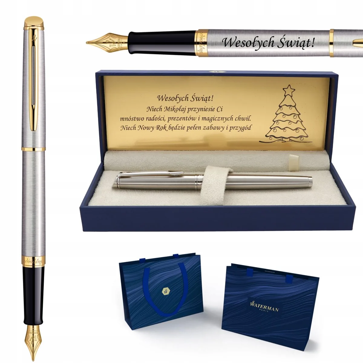 Hémisphère Vulpen met gravure - Luxe kerstcadeau de Waterman – photo produit