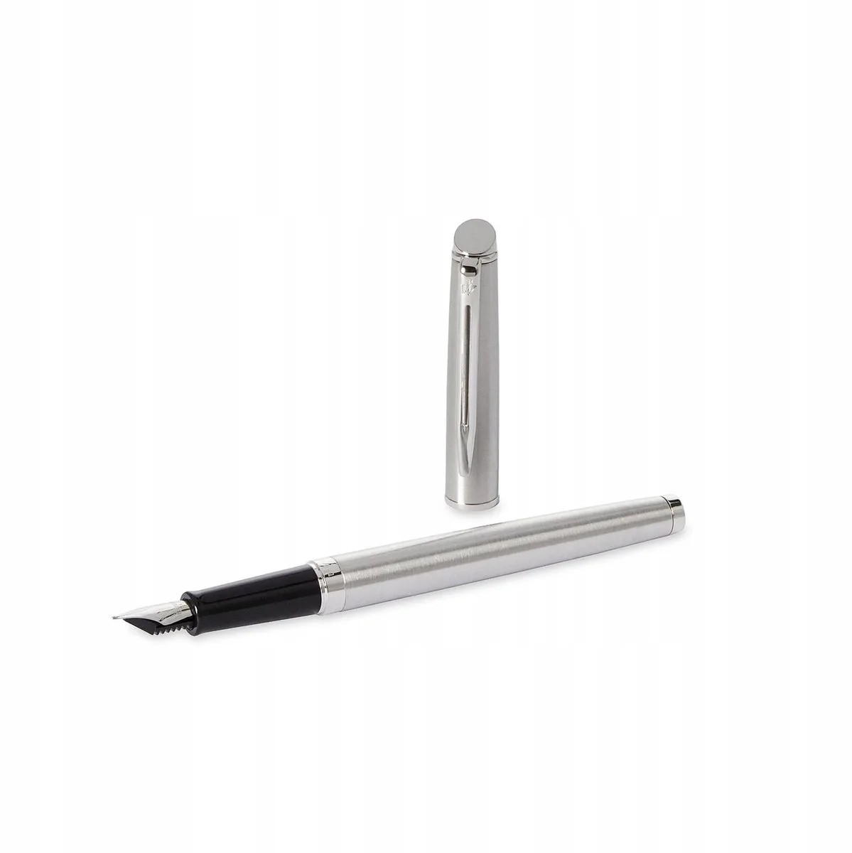 Hémisphère Vulpen Staal CT F - Elegant Schrijven de Waterman en Argent – photo produit
