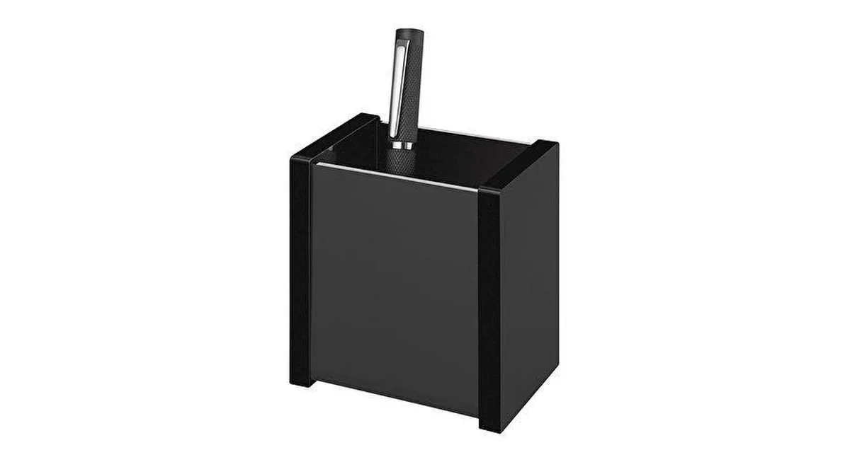 Acrylic Pen Cup fra Wedo i Sort – produktbillede