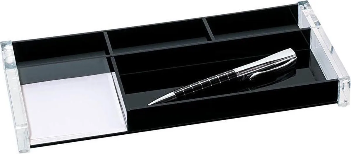 Acrylic Pennenbakje fra Wedo i Sort, Hvid – produktbillede