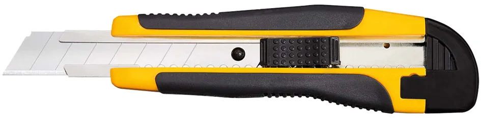 Allround-Cutter, Klinge: 18 mm, schwarz/gelb från Wedo – produktbild