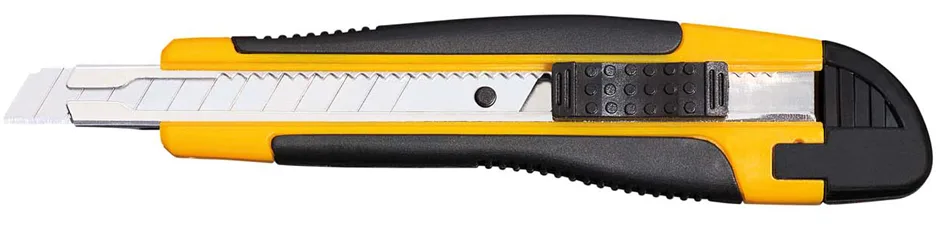 Allround-Cutter, Klinge: 9 mm, schwarz/gelb de Wedo – photo produit