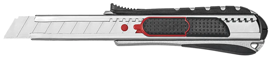 Cutter 2-in-1, Klinge: 18 mm, schwarz/rot by Wedo – product photo