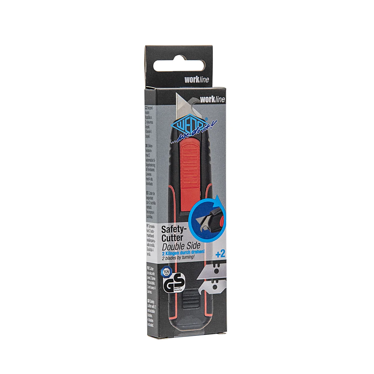 Cutter Safety DOUBLE SIDE with 2 blades each sw by Wedo – product photo