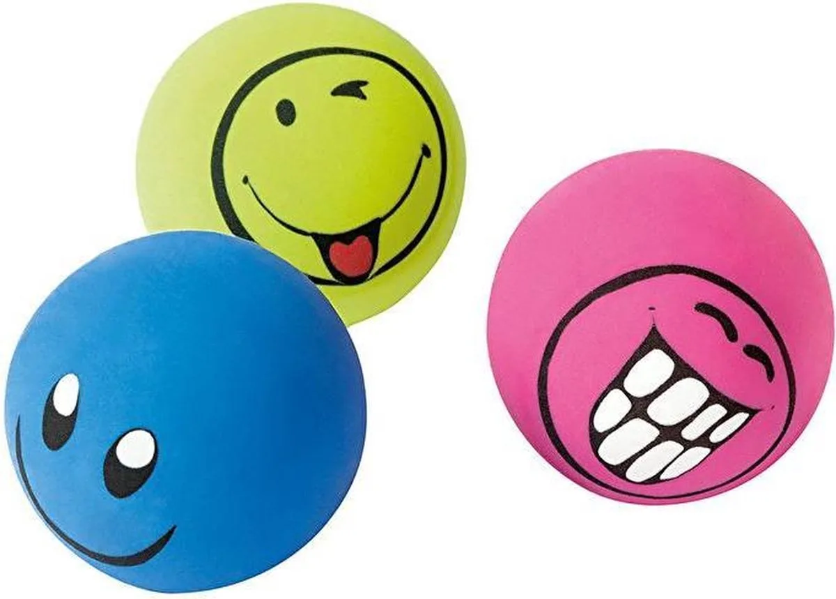 Gum Ballen Smile Face - 3 Stuks van Wedo – productfoto