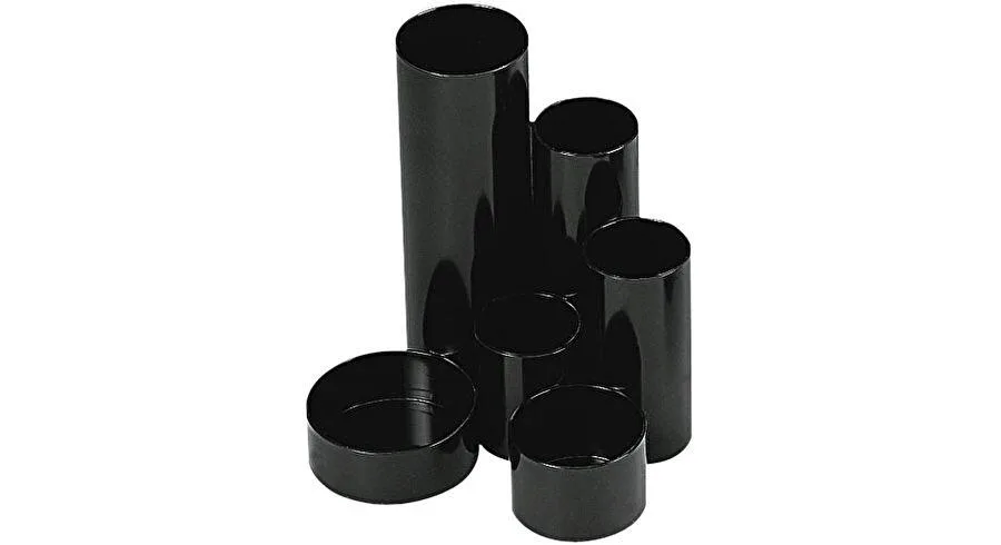 Junior Schreibtisch-Organizer ABS-Kunststoff 6 Fächer - schwarz de Wedo – photo produit