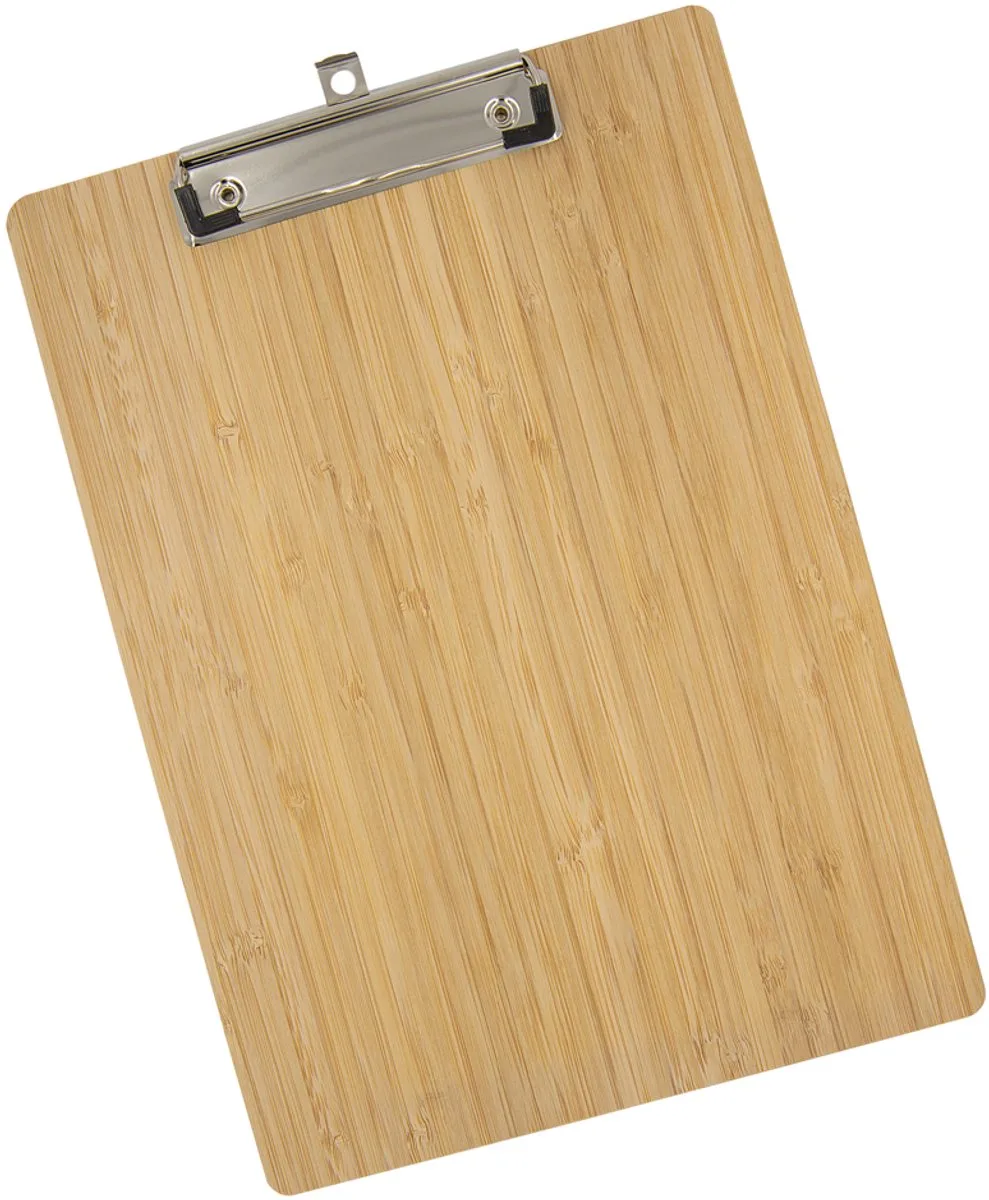 Klembord van bamboe, A4 formaat, staand van Wedo in Beige – productfoto