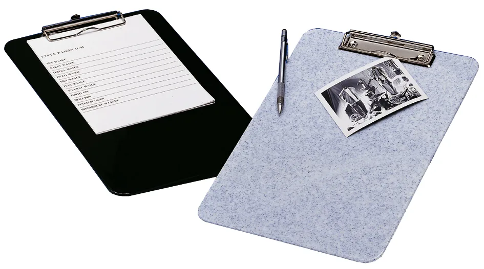 Klemmbrett, DIN A4, aus ABS-Kunststoff, schwarz van Wedo – productfoto