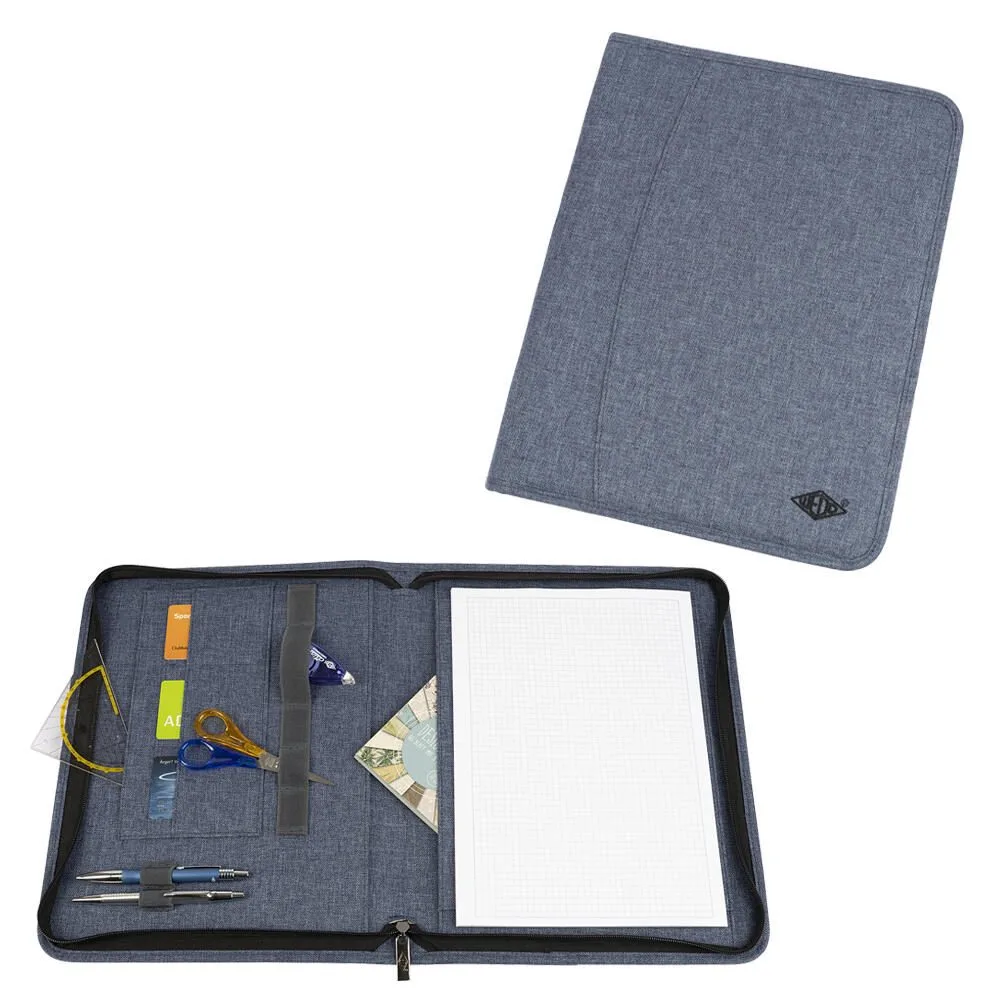 Konferenzmappe Denim Kunstfaser DIN A4 blau by Wedo – product photo