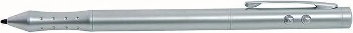 Laserpen 4 in 1 - Laserpointer, pen, PDS Pen, Led-Licht, puntprojectie by Wedo in Silver – product photo