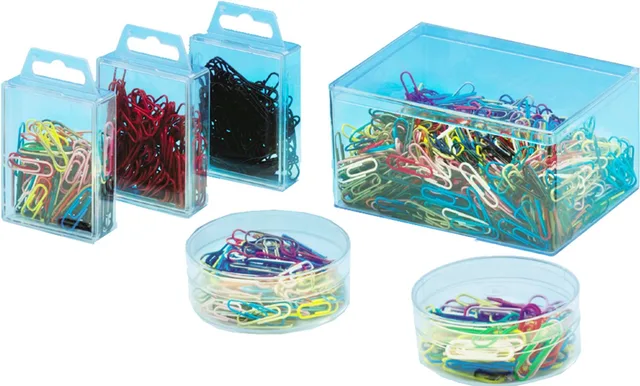 Paperclips, kunststof gecoat, 27 mm