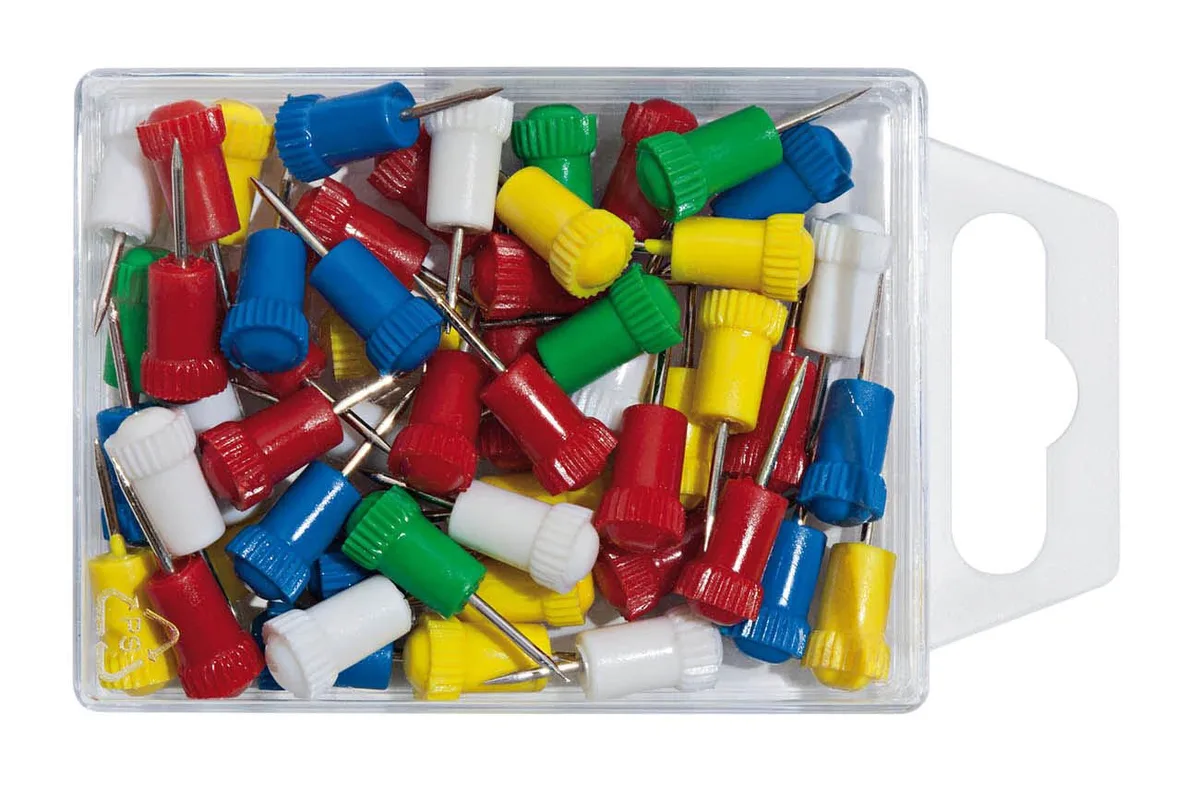Pinnnadeln farbsortiert von Wedo – Produktfoto
