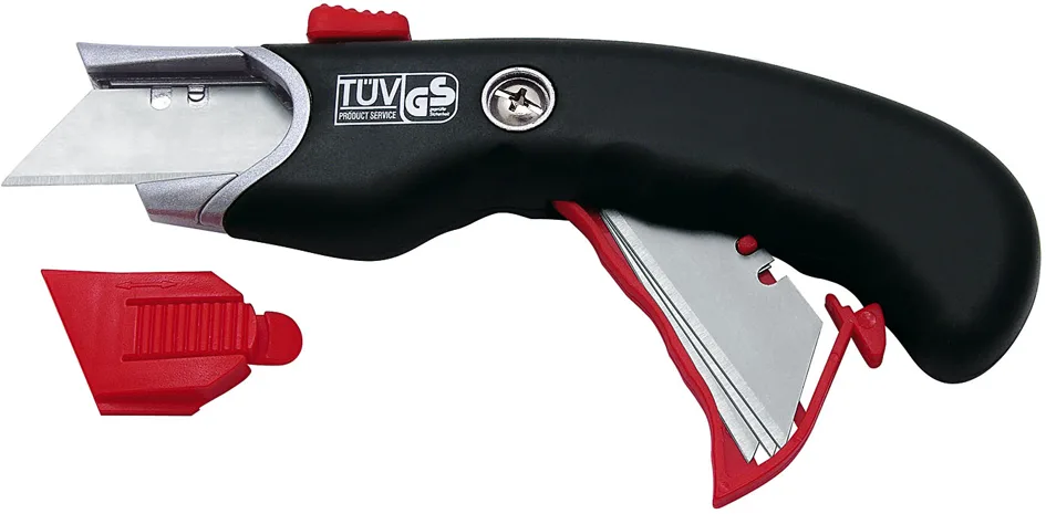Safety-Cutter Premium, Klinge: 19 mm, schwarz/rot de Wedo – photo produit