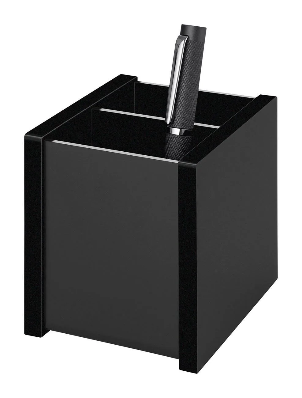 Stiftehalter 8,3 x 10,0 x 9,6 cm schwarz från Wedo – produktbild