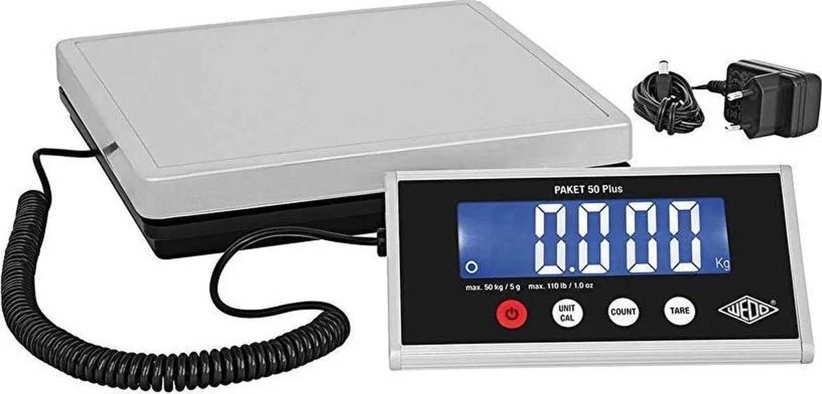 Wedo 50 7605005 brievenweger Elektronische postweegschaal Zilver från Wedo i Svart – produktbild