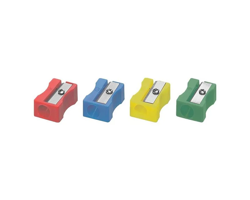 Anspitzer, für Stift-Ø 8 mm de Westcott en Bleu, Multicolore, Jaune, Vert, Rouge – photo produit