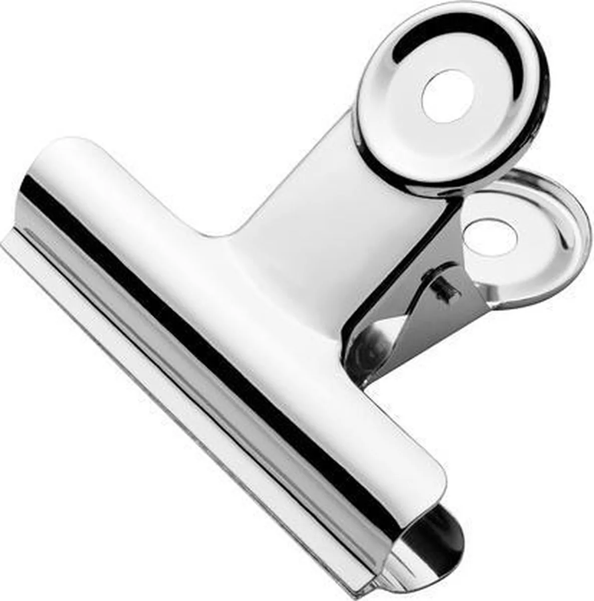 bulldog klem - 75x17mm - metaal - zilver - 10 stuks - AC-E10905 van Westcott in Zilver 75x17 mm – productfoto