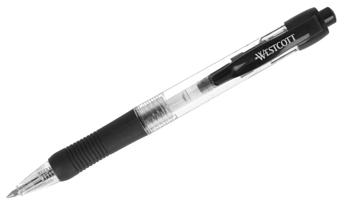 Gelschreiber 0.4 mm, Schreibfarbe: Schwarz de Westcott – photo produit