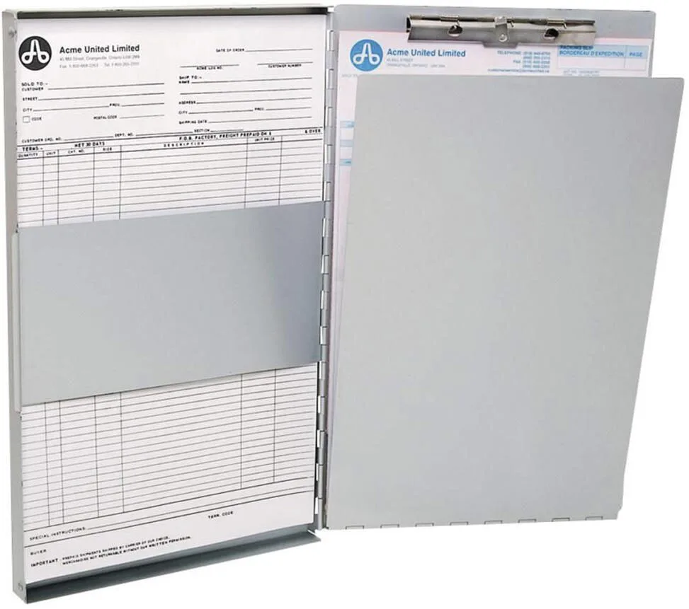 Klemmbrett DIN A4 silber von Westcott – Produktfoto