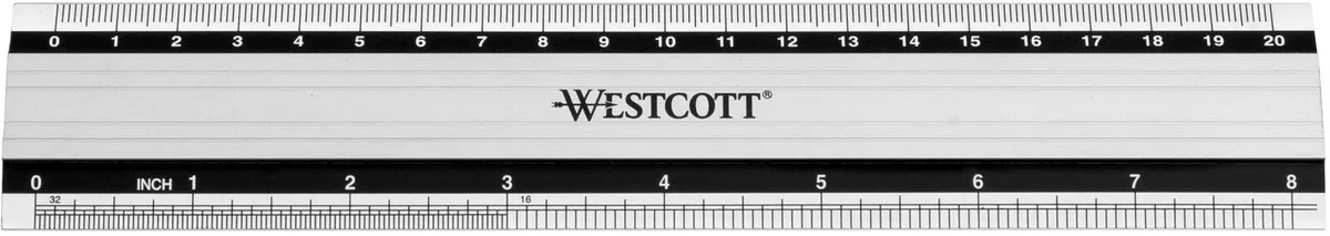 Lineal 20 cm von Westcott – Produktfoto